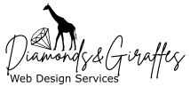 Diamonds & Giraffes Logo 250 Custom Websites